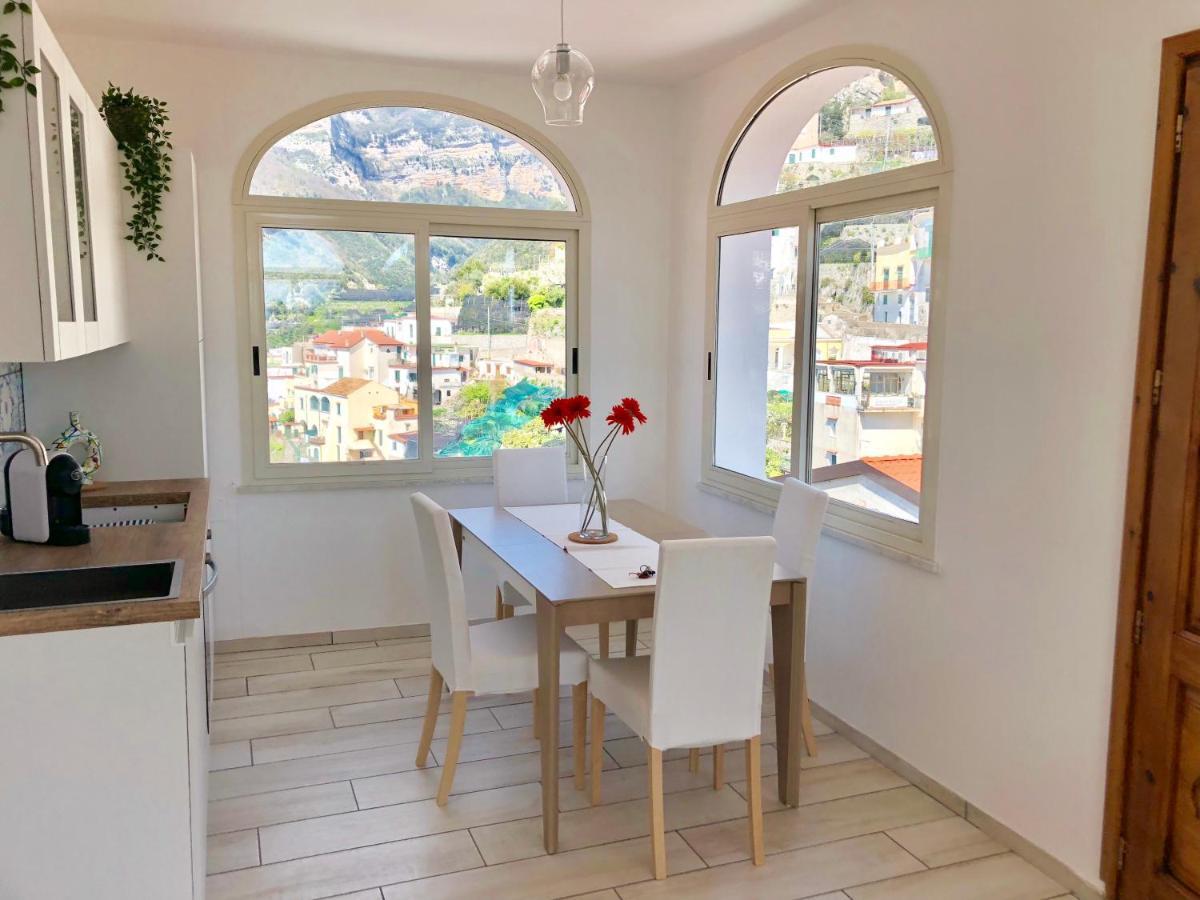 Вилла Sky House Amalfi Coast Скала Экстерьер фото