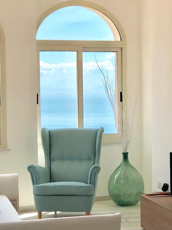 Вилла Sky House Amalfi Coast Скала Экстерьер фото