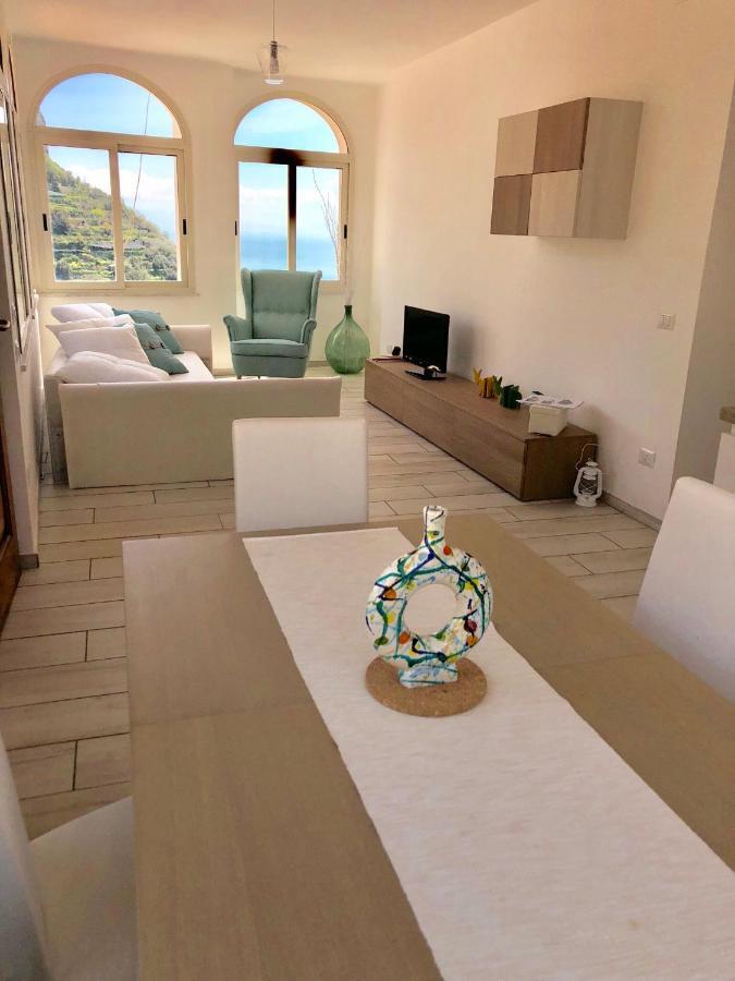 Вилла Sky House Amalfi Coast Скала Экстерьер фото