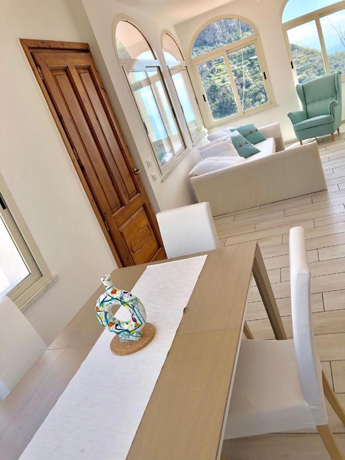Вилла Sky House Amalfi Coast Скала Экстерьер фото