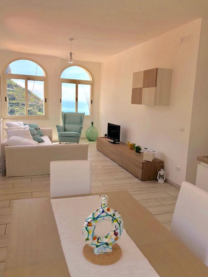Вилла Sky House Amalfi Coast Скала Экстерьер фото