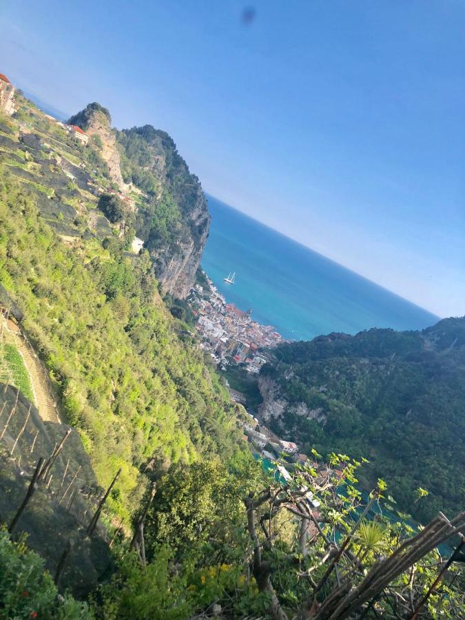 Вилла Sky House Amalfi Coast Скала Экстерьер фото