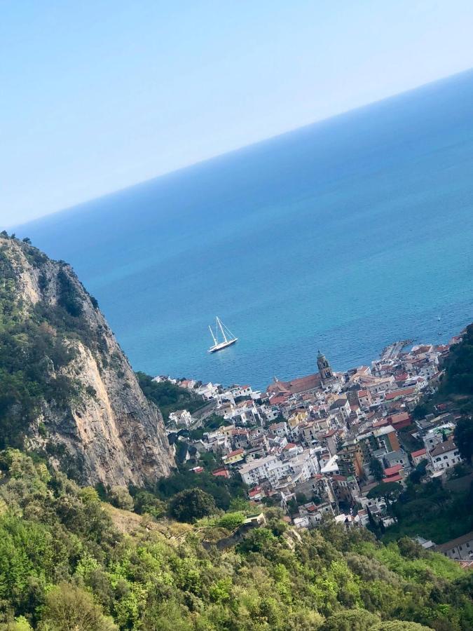 Вилла Sky House Amalfi Coast Скала Экстерьер фото